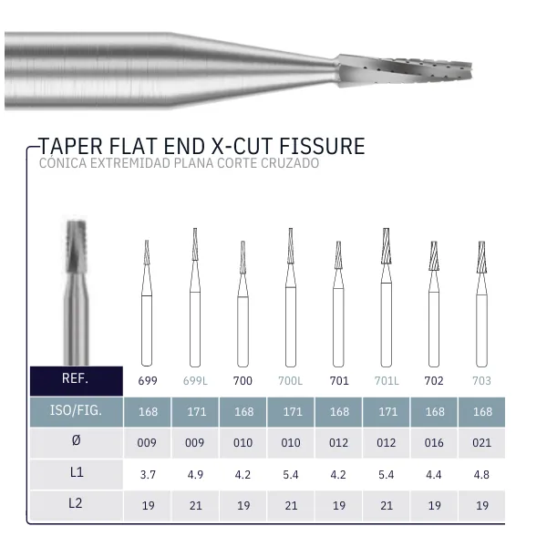 TAPER FLAT END X-CUT FISSURE.webp