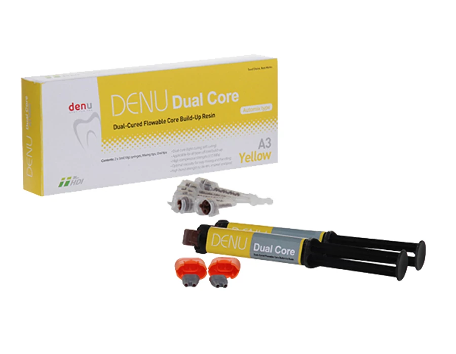 DENU Dual Core flowable build-up ريزن بناء