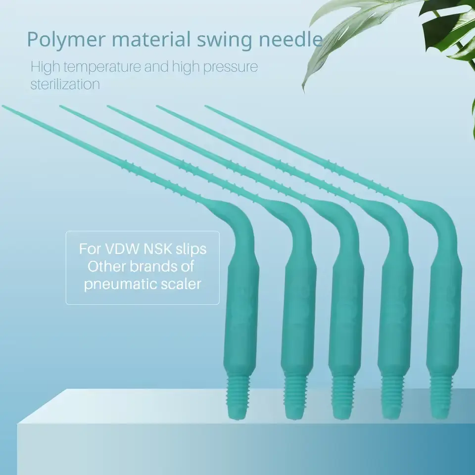 نيدل اريجيشن  10Pcs Dental Plastic Sonic Powered Endo Irrigation Tips