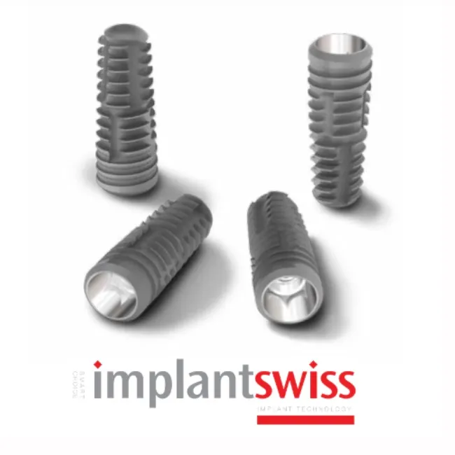 زرعات امبلانت سويس مع الابتمنت  implantswiss implant with abutment $ (3.3*8)