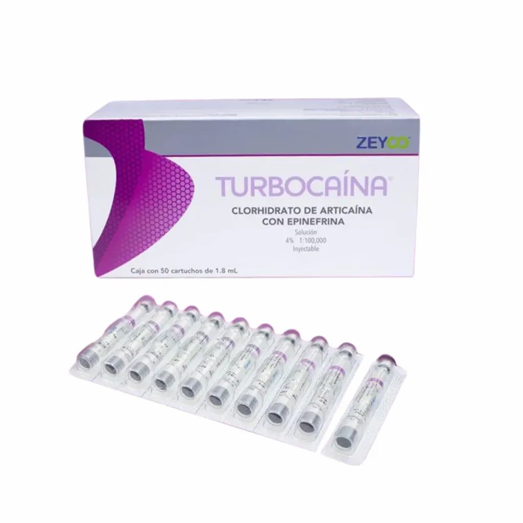 مخدر كربول أرتيكائين – 4% – Turbocaina Articaine