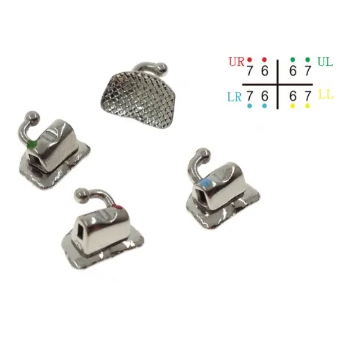 بكل تيوب  2nd Molar Non-conv, Buccal Tube (Single), 4 Pcs /Set (Unit)