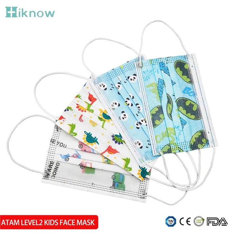 FACE MASK  3PLY كمامات (ملون) بالحبه