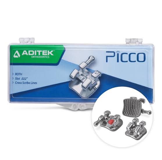 Aditek Orthodontics Picco ‏براكت ميتال (ROTH)