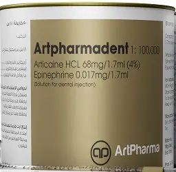مخدر كربول أرتيكائين مصري– 4% – 50  كربولة – ارتفارمادنت